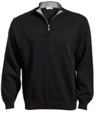 Quarter Zip Acrylic Sweater - 4012 - I. Buss and Allan Uniform®